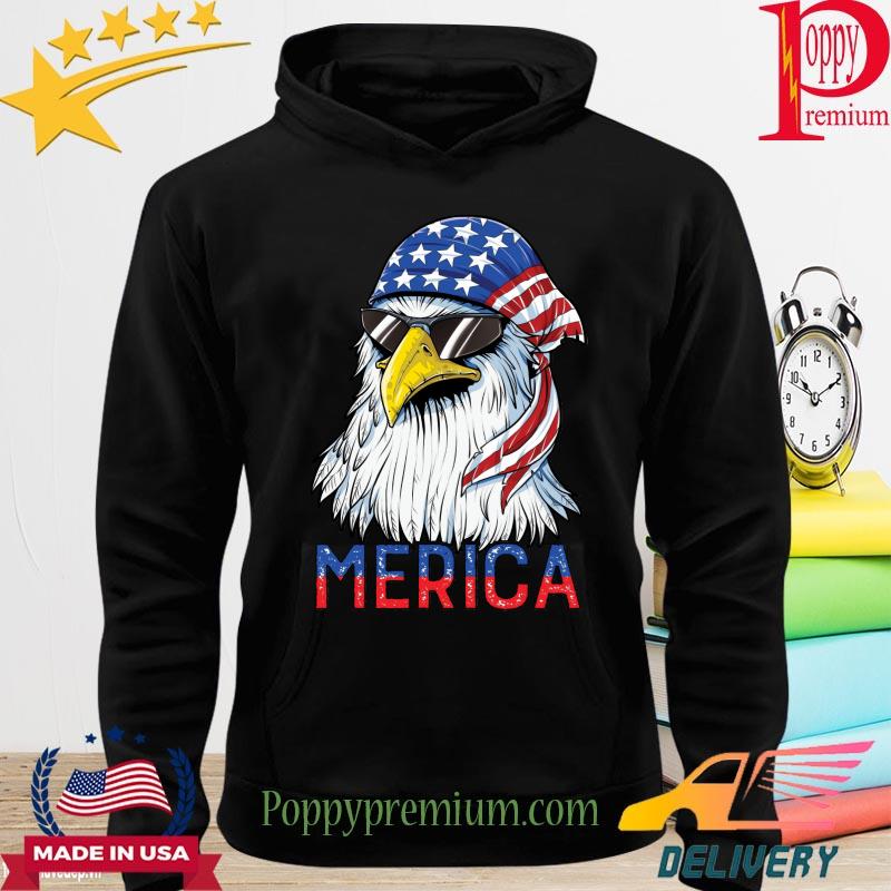 American flag Eagle Merica 4th of July s hoodie