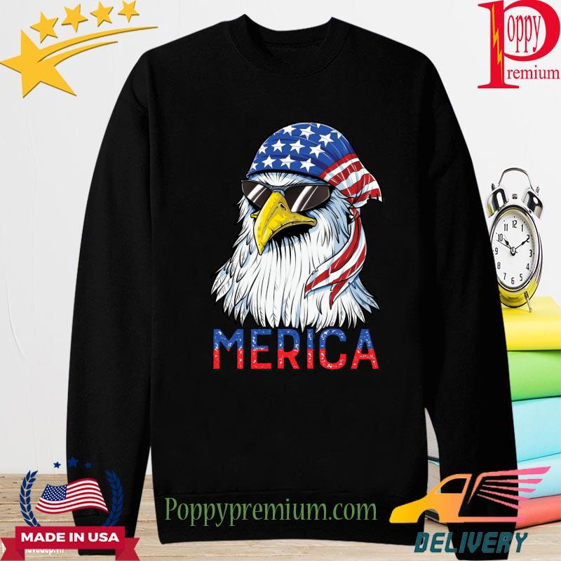 American flag Eagle Merica 4th of July s long sleeve