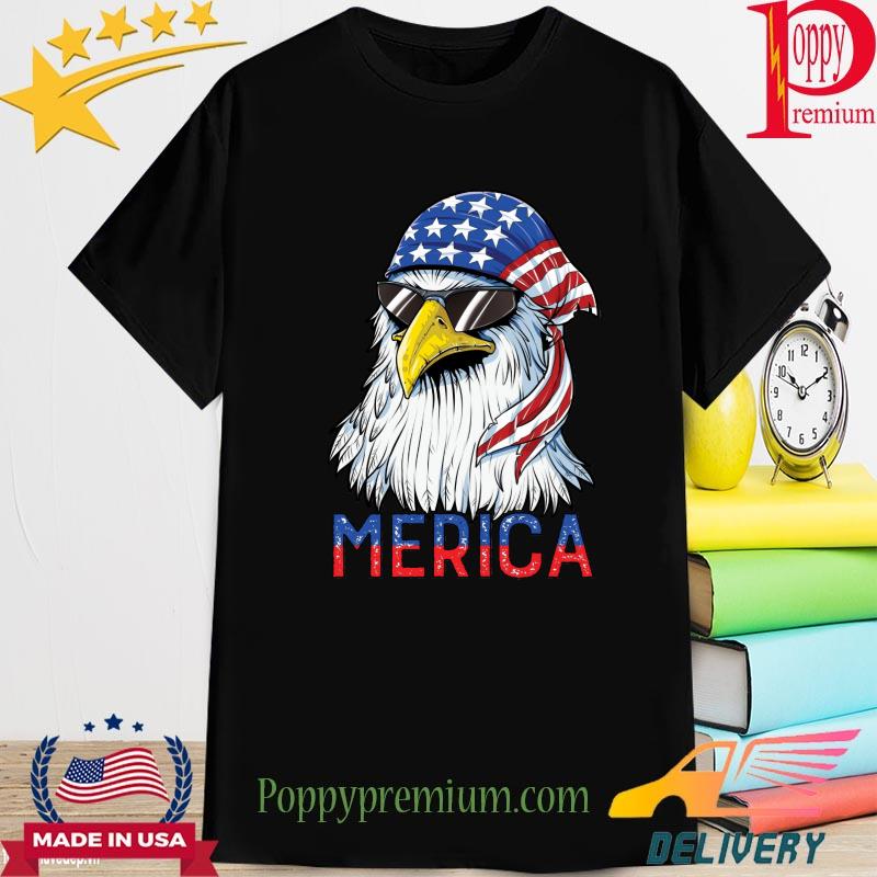 American flag Eagle Merica 4th of July shirt