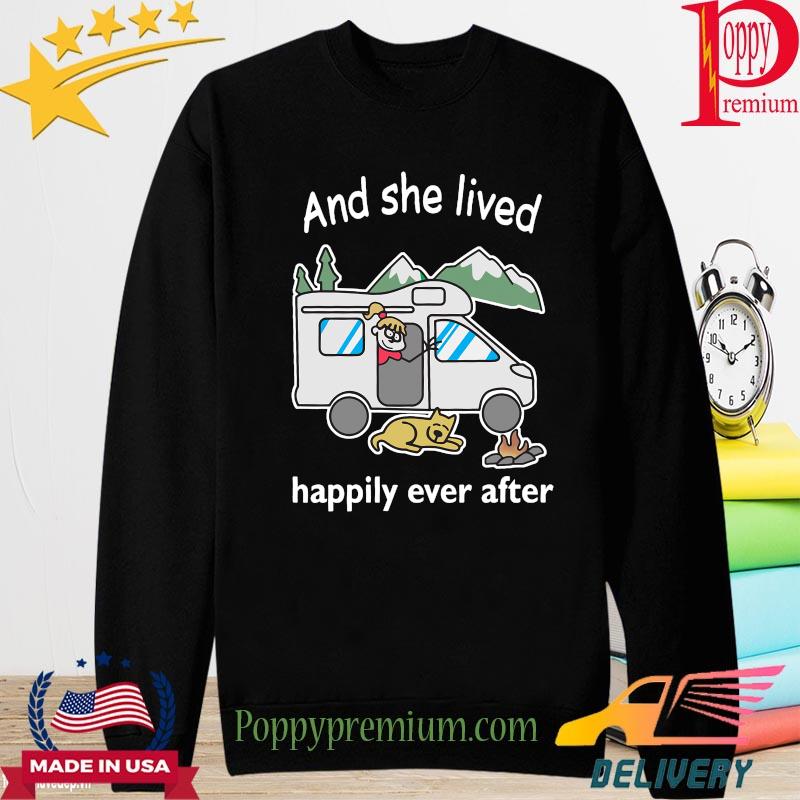 Camper dog and she lived happily ever after s long sleeve