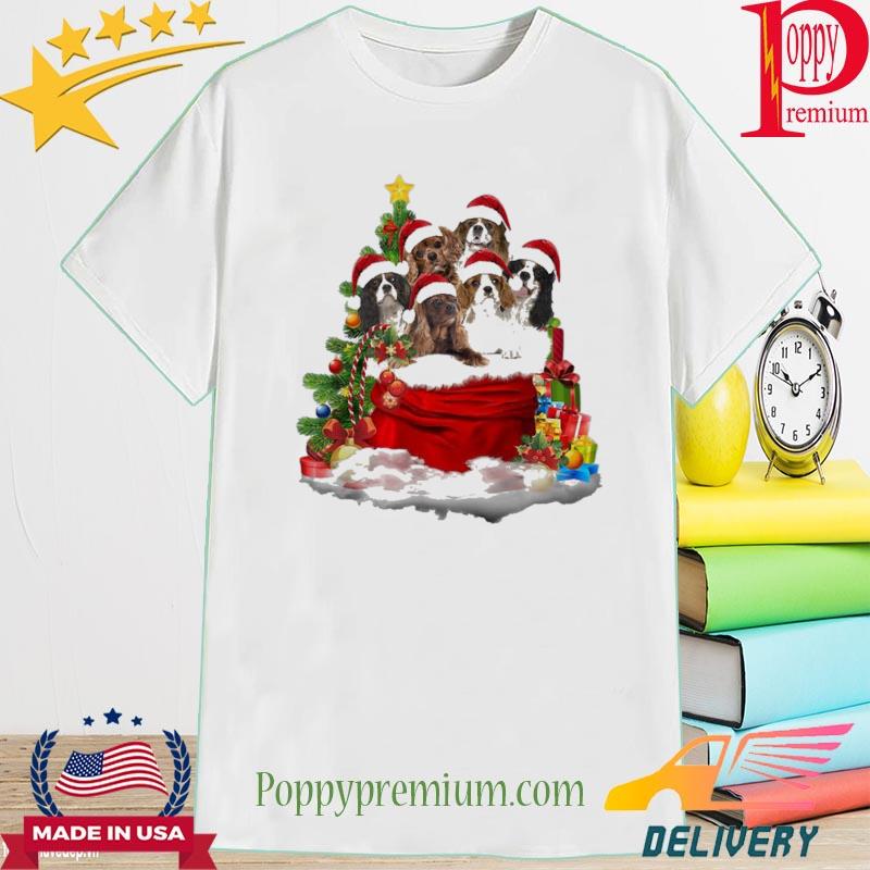 Cavalier King Charles Spaniel Santa Claus Christmas Shirt