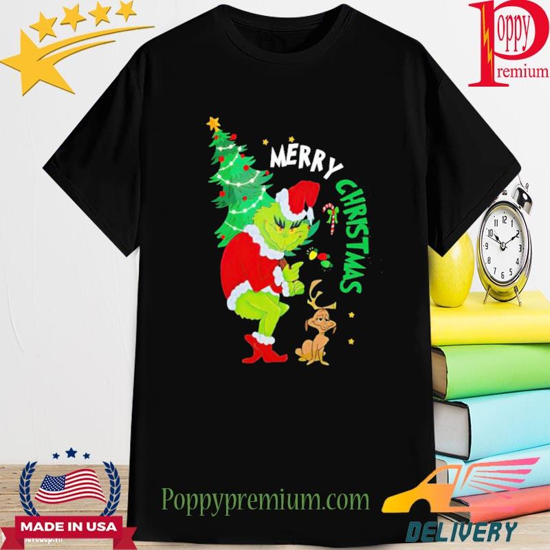 Grinch And Max Stole Christmas Tree Grinch 2022 Shirt