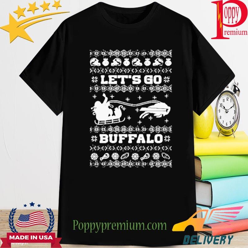 Lovely Let Go Buffalo Bills Ugly Christmas Shirt