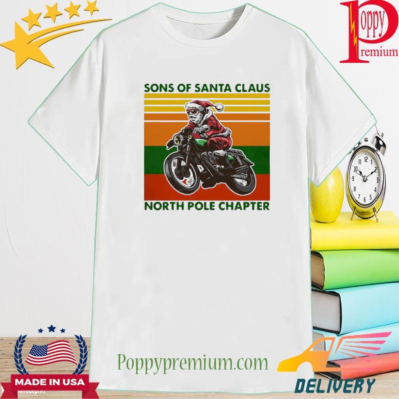 Nice Motorcycle Sons Of Santa Claus North Pole Chapter Christmas Shirt