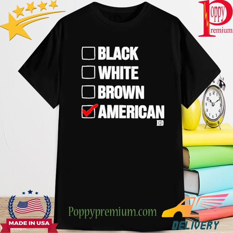 Official David J Harris Jr Black White Brown American Shirt