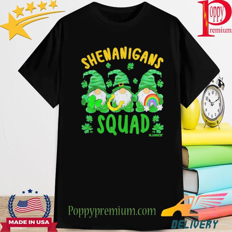 Shenanigans Squad Gnomes Green Proud Irish St Patrick’s 2022 Shirt