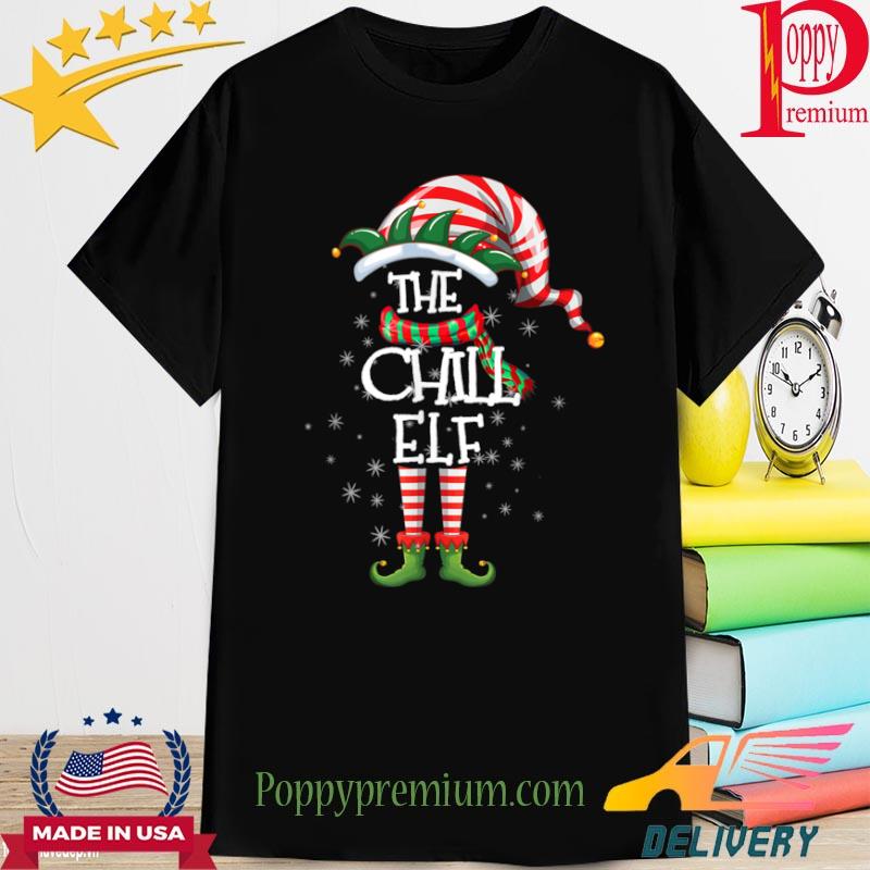 The Chill Elf Matching Family Group Christmas Party Pajama Shirt