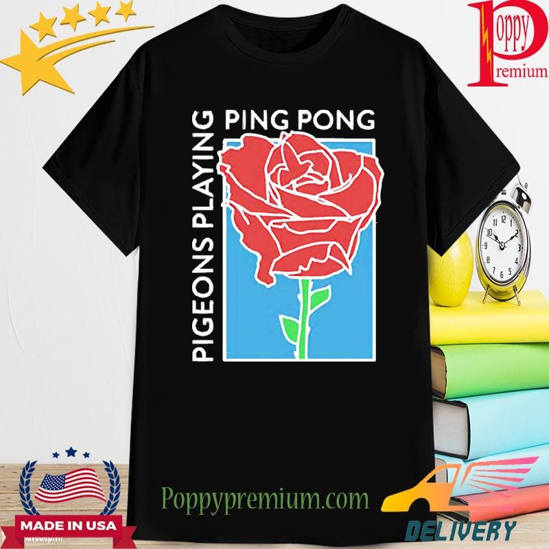 2022 evolution of a Pigeon 15 Year Anniversary Pigeons Playing Ping Pong Rose Shirt