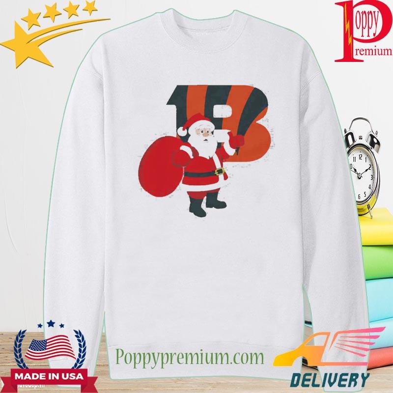 Cincinnati Bengals Nfl Santa Claus Christmas Shirt, hoodie, sweater, long  sleeve and tank top