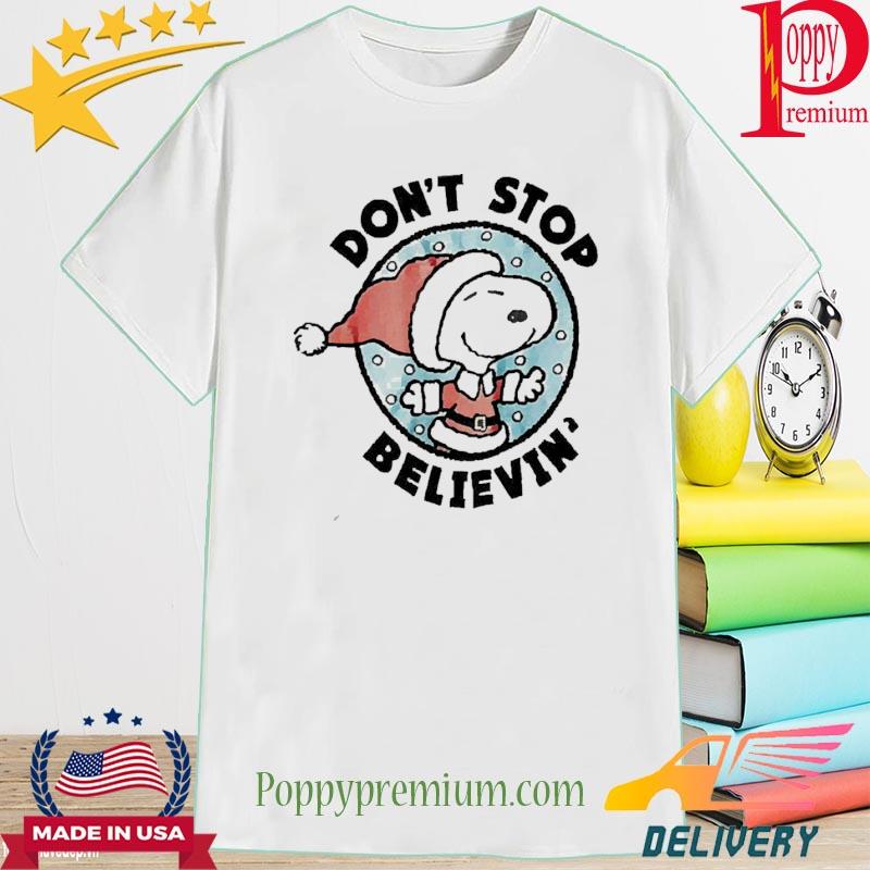 Don’t Stop Believing Christmas Snoopy Christmas 2022 Sweatshirt