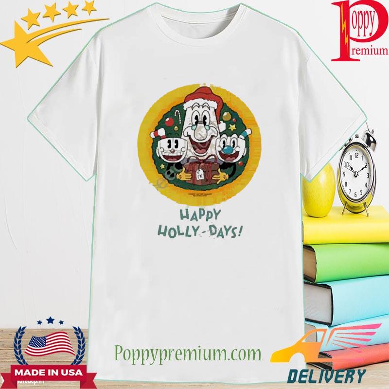 Nicklauerart Happy Holly-Days The Cuphead Show Shirt