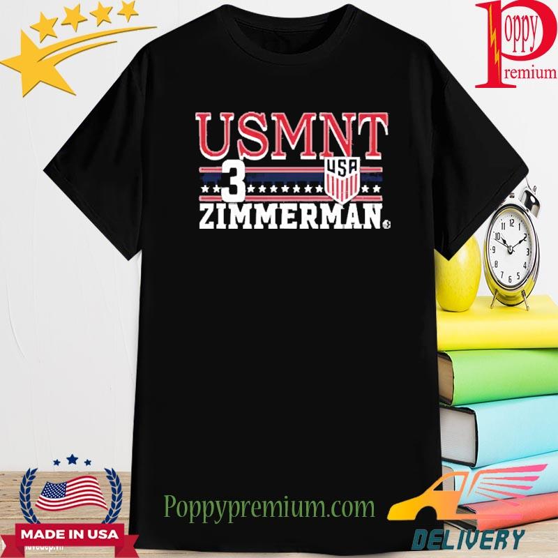 Official Homage usmnt zimmerman 3 shirt
