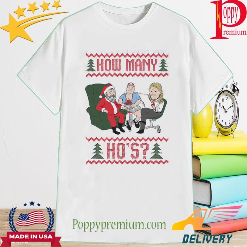 Official How Many Hos Ugly Christmas Sweater