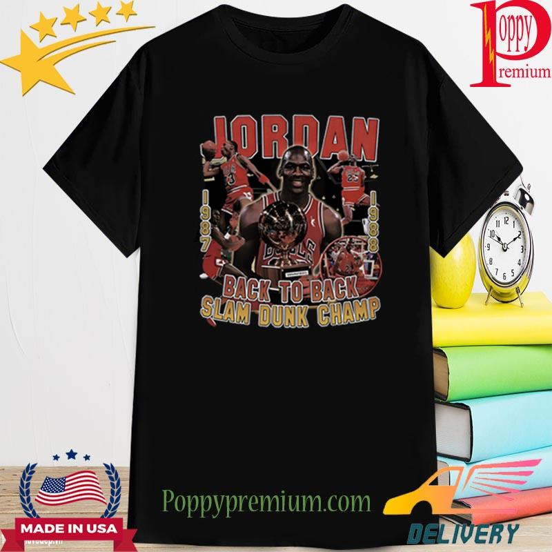 Official Jordan Back To Back Slam Dunk Champ Dreamathon Gave It Shirt