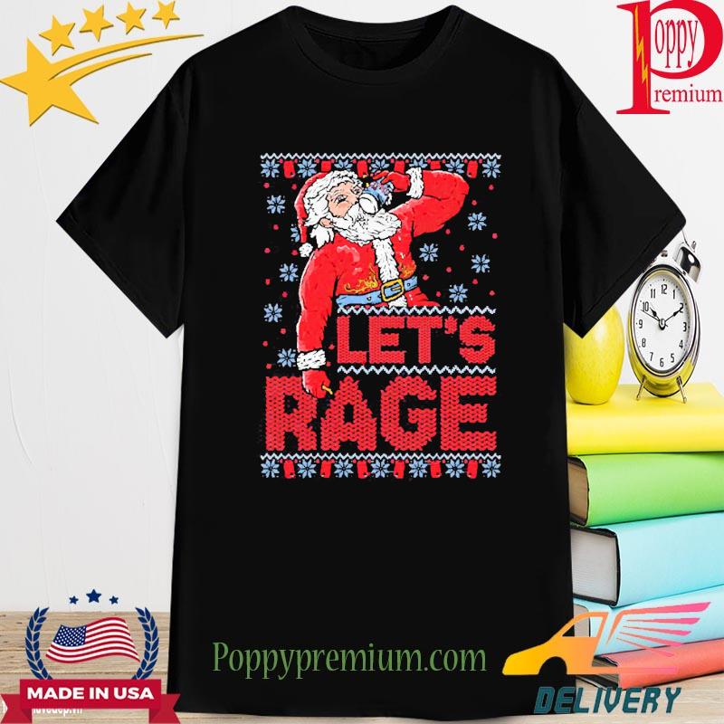 Official Lets Rage Ugly Christmas Sweater