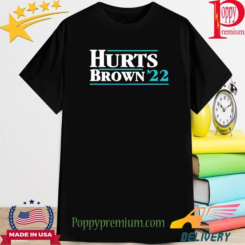 Official Philadelphia Eagles Hurts Brown 22 Shirt
