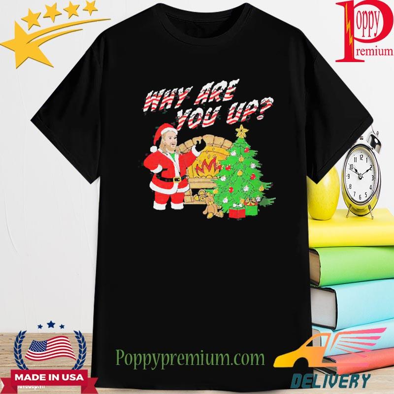 Official Santa leigh mcnasty why are you up 2022 Christmas tree shirt