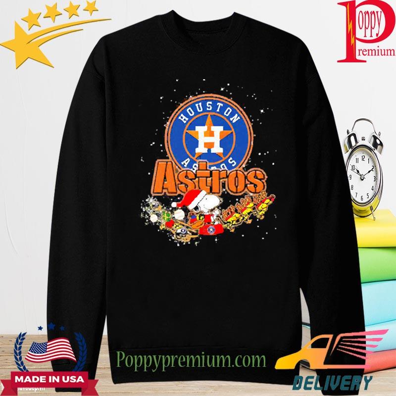 Official Houston astros Snoopy and Woodstock merry Christmas 2022