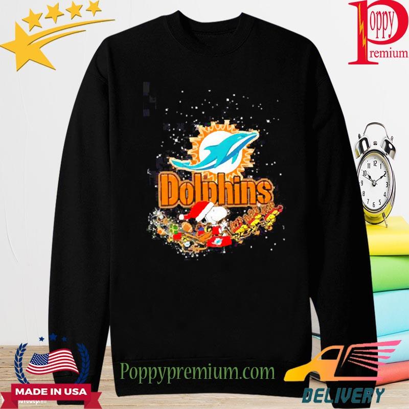 Christmas Snoopy Miami Dolphins Shirt, hoodie, sweater, long sleeve and  tank top