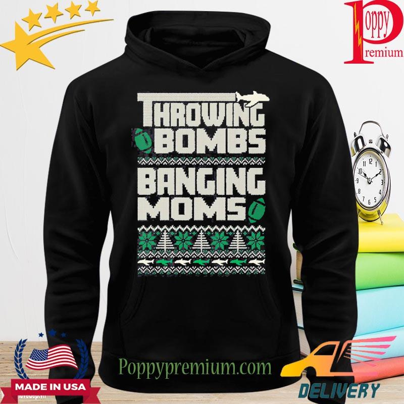 Official Throwing Bombs Ugly Christmas Sweater hoodie