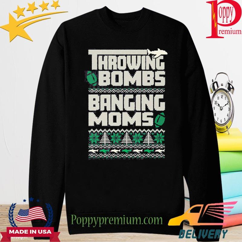 Official Throwing Bombs Ugly Christmas Sweater long sleeve