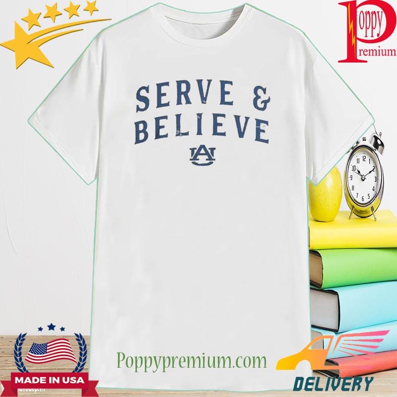 Original Under Armour Auburn The Serve Believe Adult Shirt