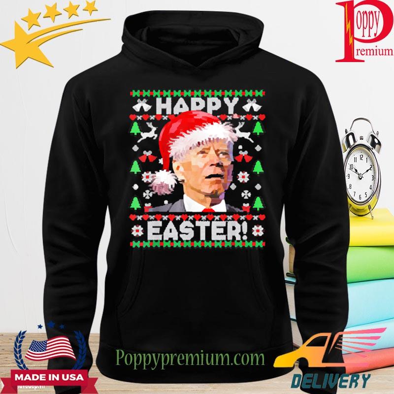 Santa Joe Biden Happy Easter Ugly Christmas Sweats hoodie