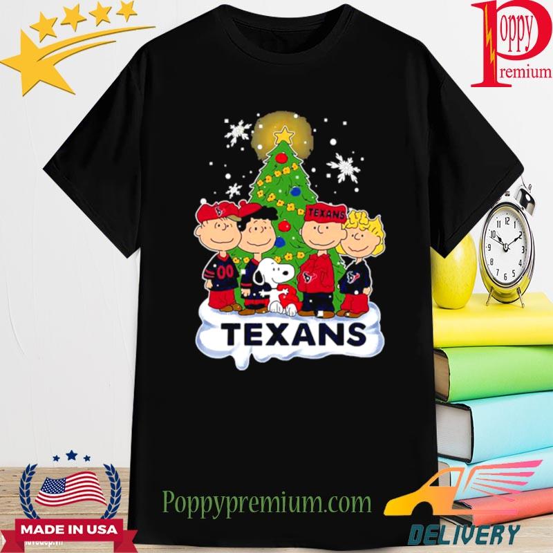 Snoopy The Peanuts Houston Texans Christmas Sweatshirt
