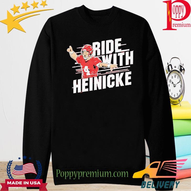 Taylor Heinicke Ride With Heinicke 2022 Shirt long sleeve