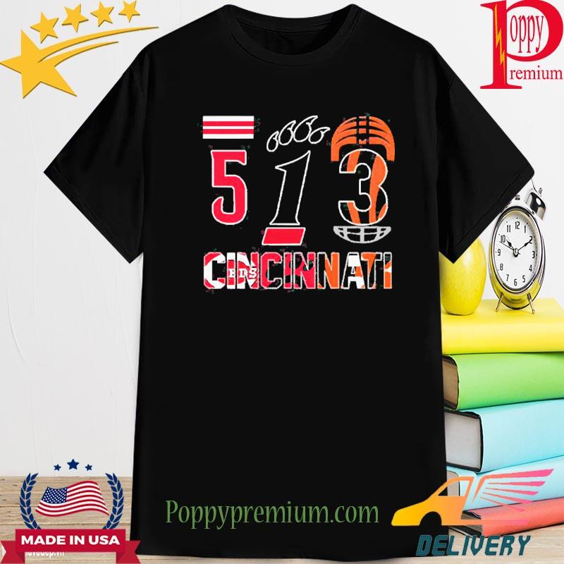 513 Cincinnati Red Cincinnati Bearcats And Cincinnati Bengals Shirt