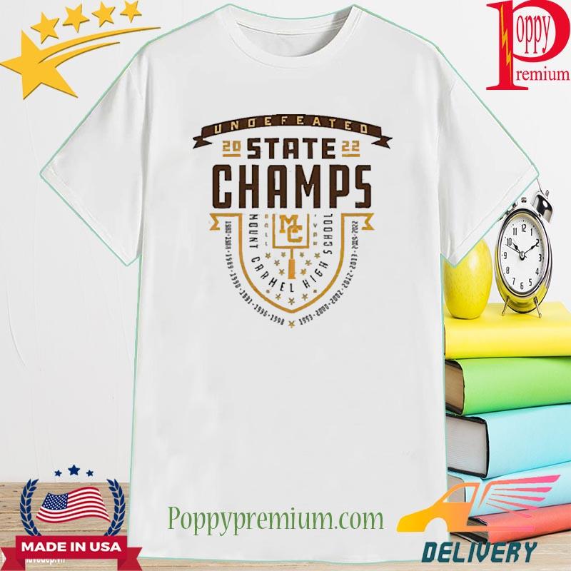 Caravan Undefeated 2022 State Champs Mount Carmel High School T-shirt