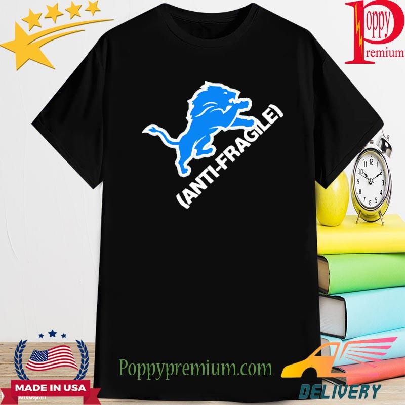Detroit Lions Dan Campbell Anti-Fragile logo T-shirt