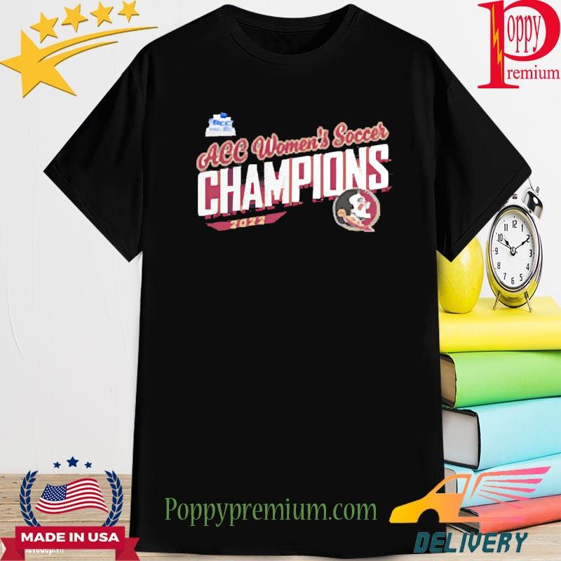 Florida State Seminoles 2022 ACC Women's Soccer Conference Tournament Champions T-S Shirt