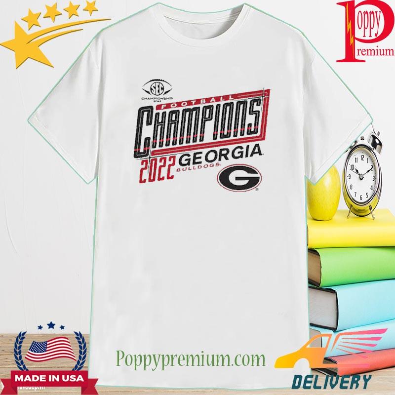 Georgia Bulldogs Blue 84 2022 SEC Football Conference Champions T-Shirt