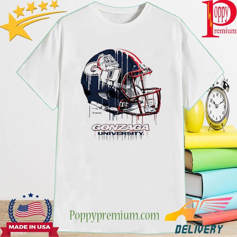 Gonzaga Bulldogs Infant Dripping Helmet T-Shirt