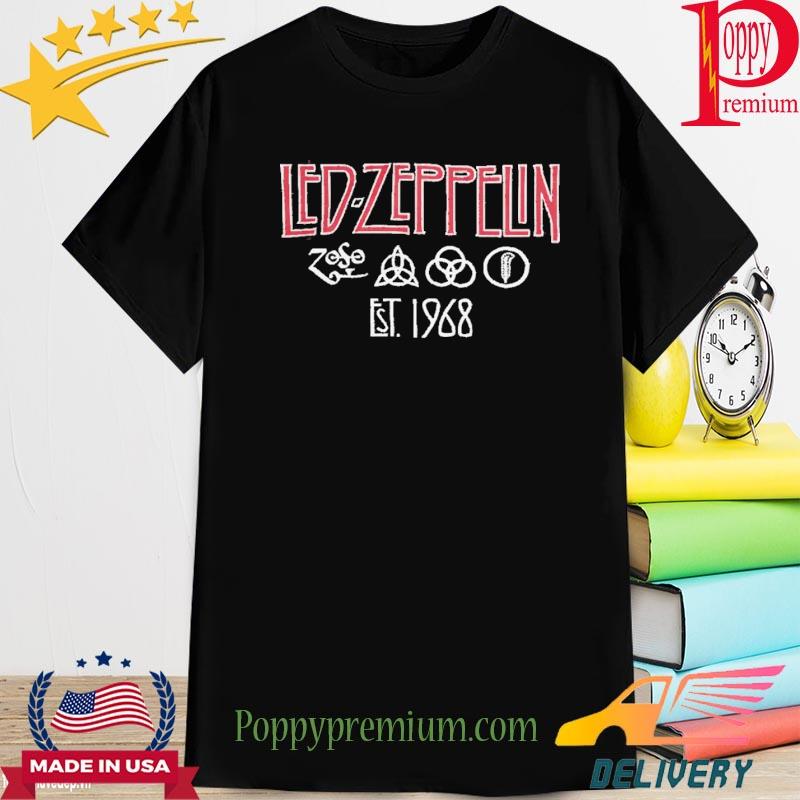 Led Zeppelin symbols logo led Zeppelin merch shirt