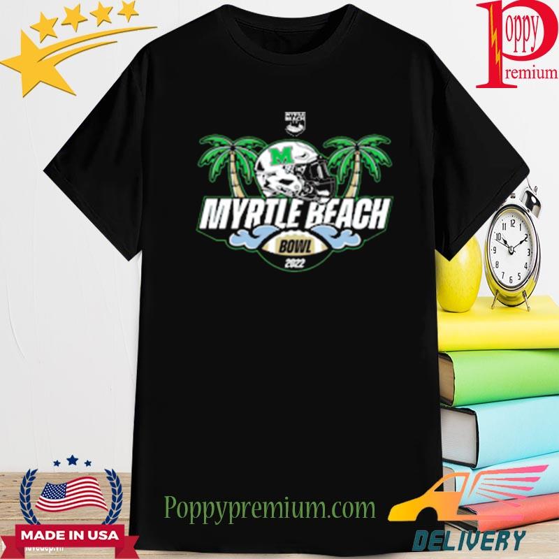 Men's Myrtle Beach Bowl Marshall Football College T-Shirt