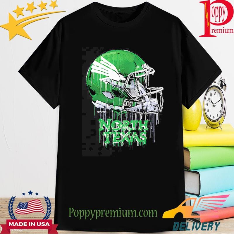 North Texas Mean Green Youth Dripping Helmet T-Shirt
