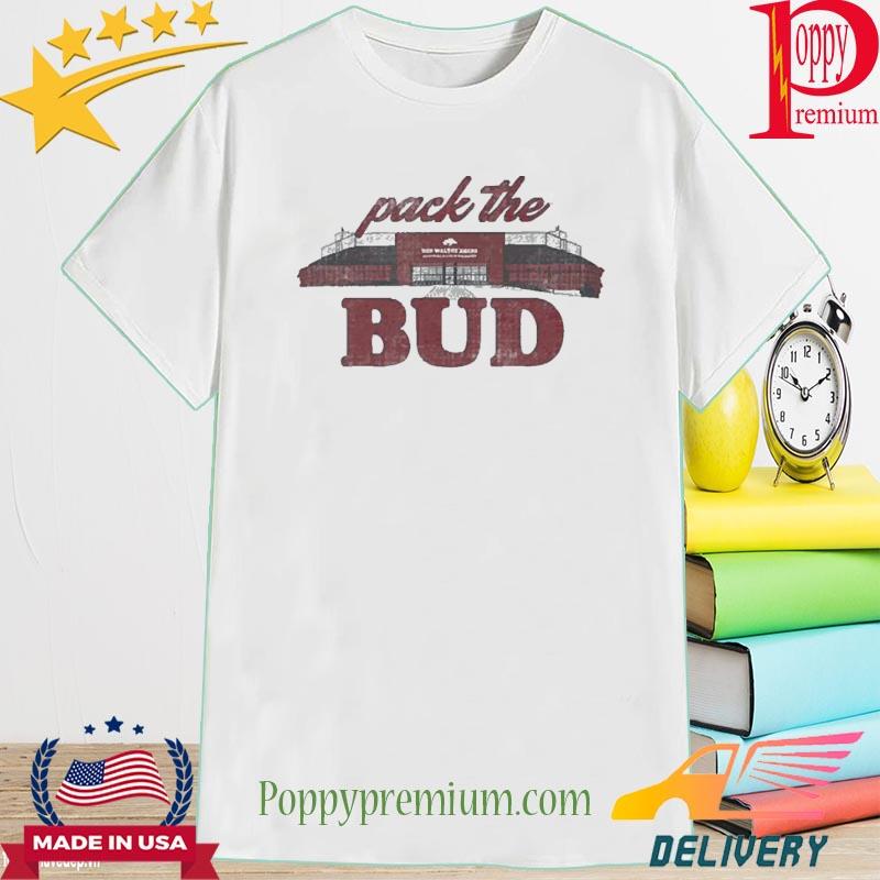 Offcial University Of Arkansas Pack The Bud Shirt