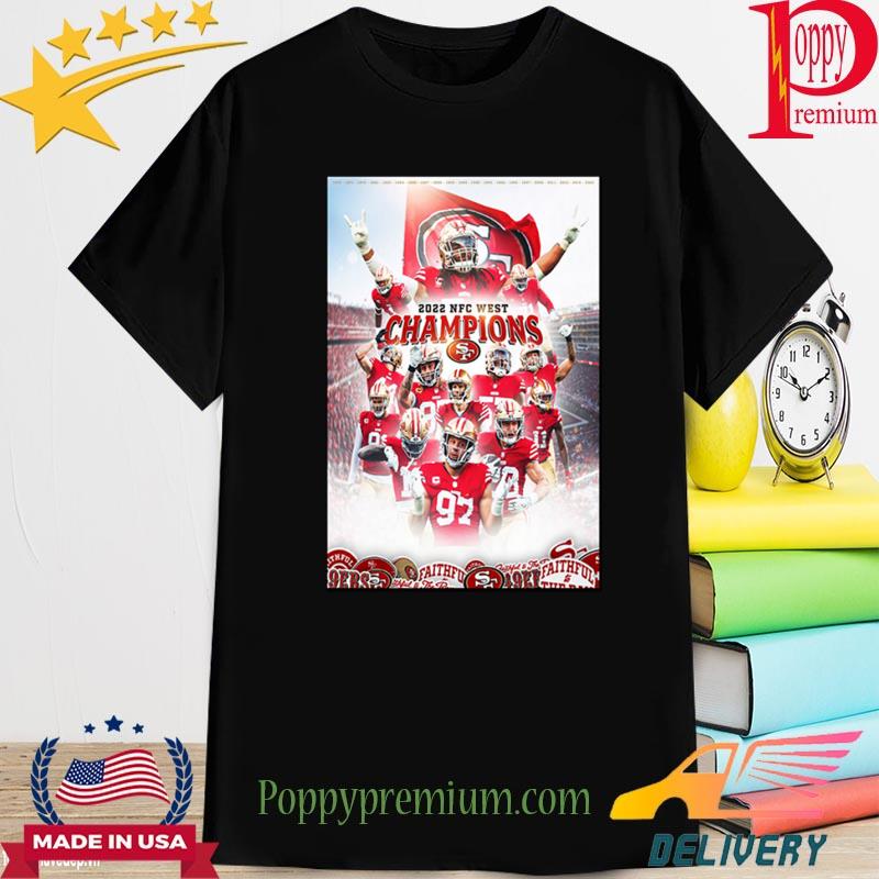 Official 2022 NFC West Champions SF 49ers Shirt
