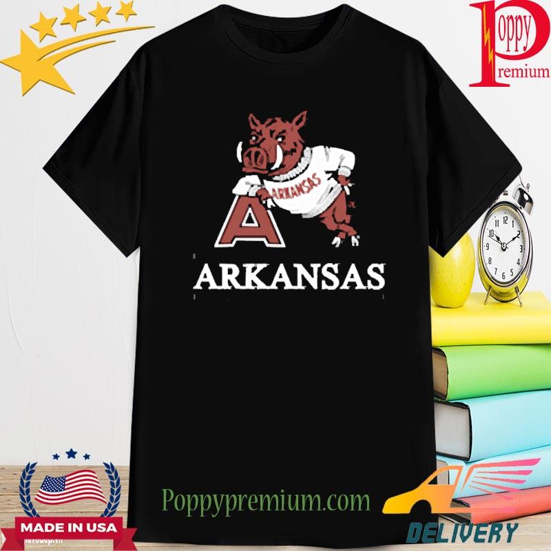 Official 47 Arkansas Razorbacks Red Fineline Shirt