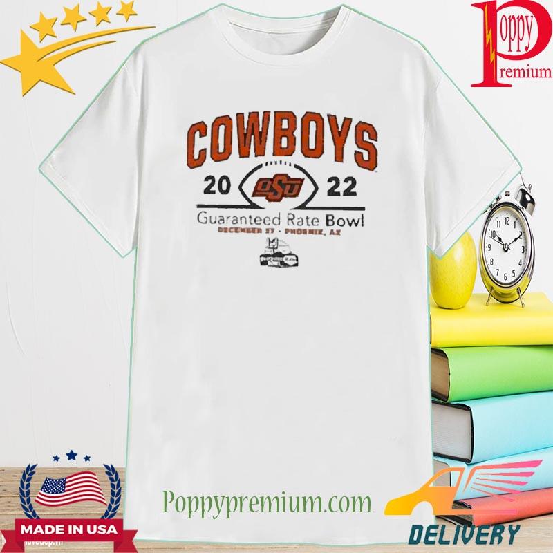 Official Guaranteed Rate Bowl 2022 Oklahoma State Cowboys Logo Shirt