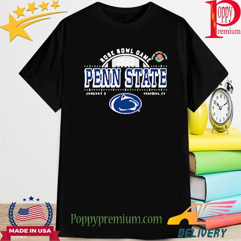 Official NCAA Penn State 2023 Rose Bowl Game Navy Shirt