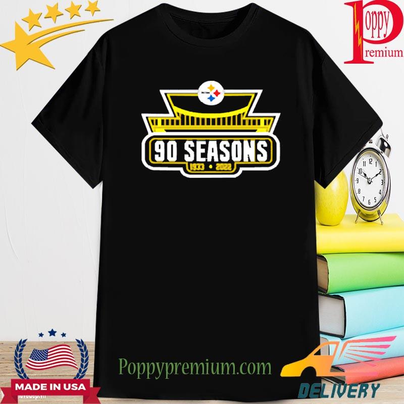 Official NFL Pittsburgh Steelers 90th Season Logo 1933-2022 Shirt