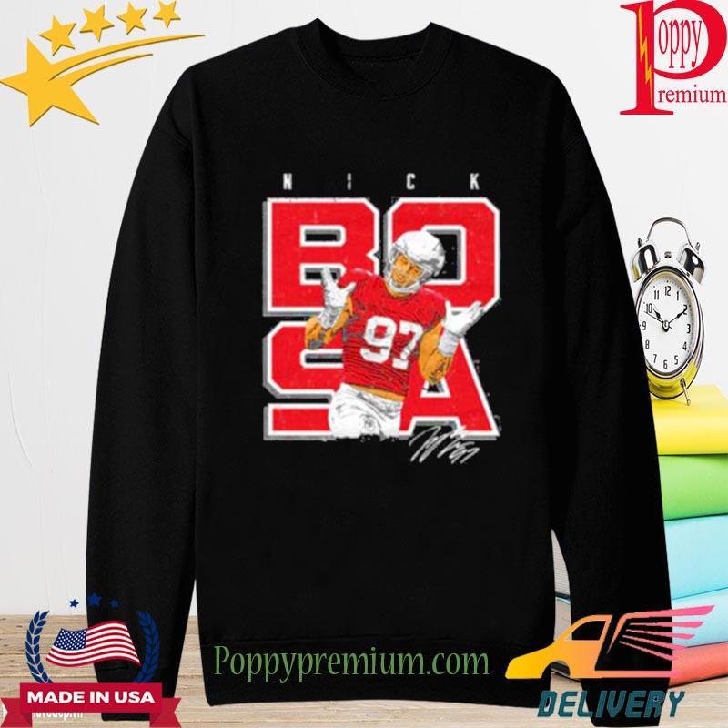 San Francisco 49ers Nick Bosa Text Long sleeve shirt