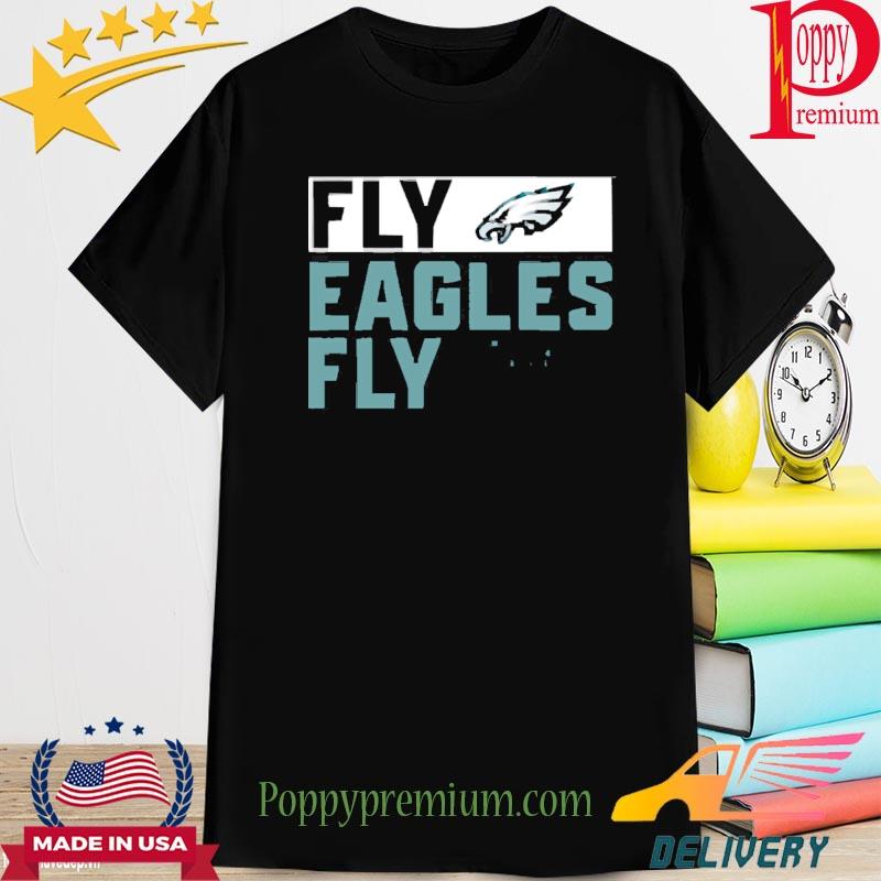 Official Philadelphia Eagles Anthracite Fly Eagles Fly SShirt