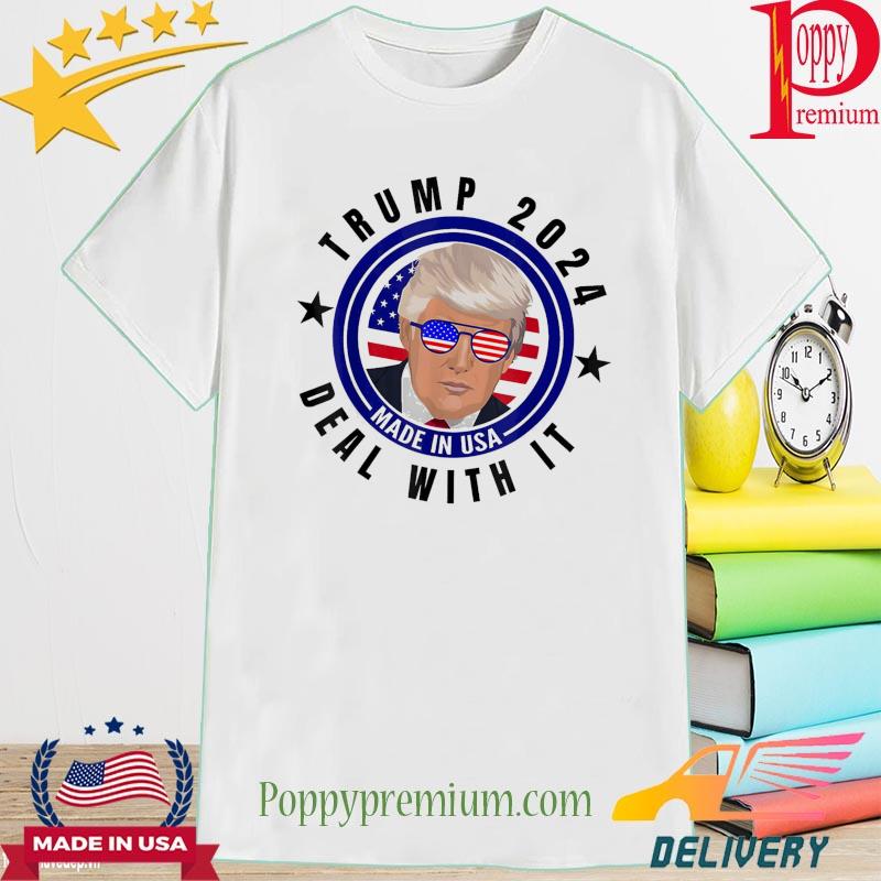 Official vote Trump 2024 deal with it republican pro america shirt