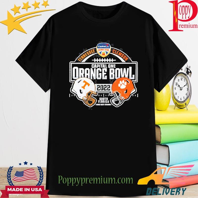 Offiicla Tennessee Football Orange Bowl vs Clemson Tigers 2022 New Shirt