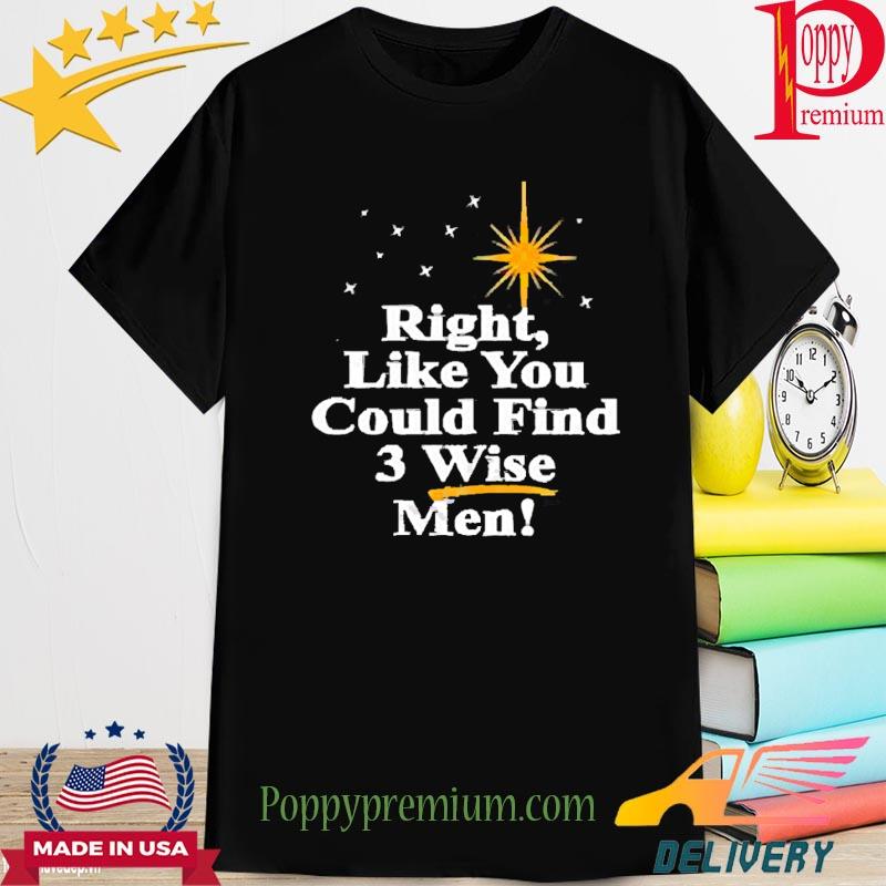 Right Like You Could Find 3 Wise Men Shirt
