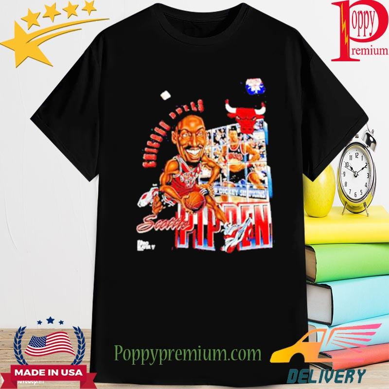 Scottie Pippen Funny Chibi Design Basketball Bulls T-shirt